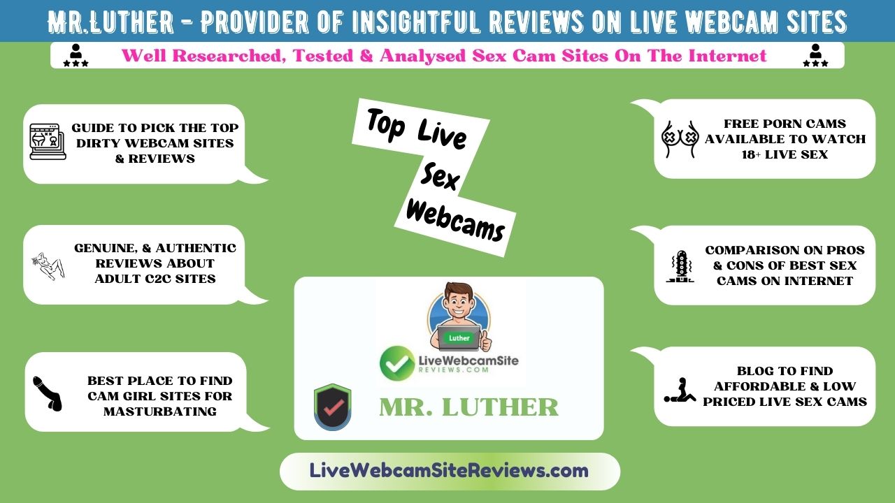 Live webcam reviews infographic